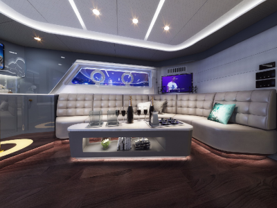 55平米现代风格KTV包厢设计案例