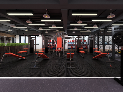 230平米现代健身会所装修设计案例