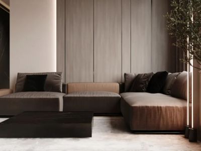 金域华府105平现代简约三居室装修案例