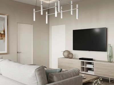 开元云顶佳苑108平米简约风格三居室装修案例