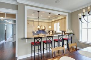 [百居易装饰]什么是半开放式厨房 半开放式厨房隔断方法