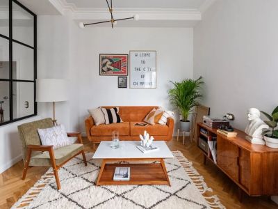 银桂苑80平米北欧风格二居室装修案例