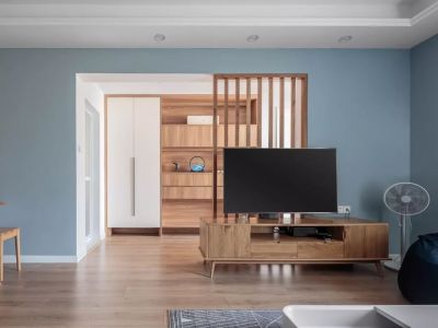 白云山名苑贰号90平米北欧风格三居室装修案例