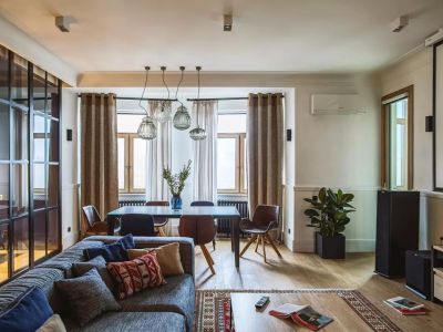 金鼎名城110平米三居室欧式装修案例