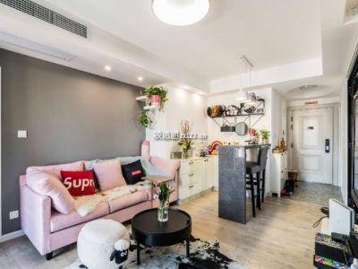 华景名苑85平现代简约风格装修案例