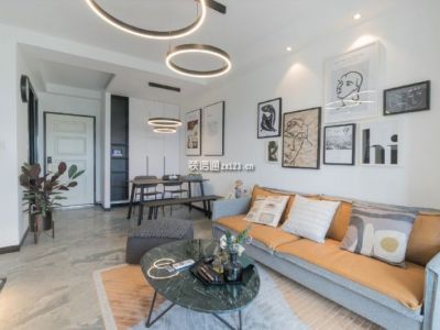 理想花苑125平现代简约风格装修案例