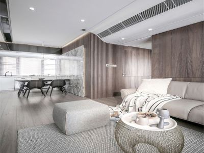 书香一品120平方四室现代装修案例