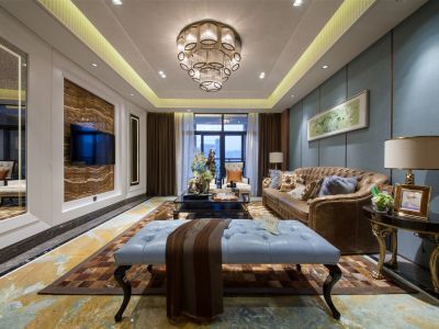 龙湖春森彼岸新古典风格147平米四室两厅装修案例