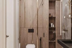 [青苹果装饰]卫生间隔断怎么做，玻璃还是浴帘？