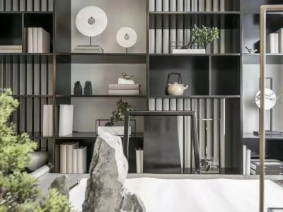 建业二号城邦137平新中式风格装修案例