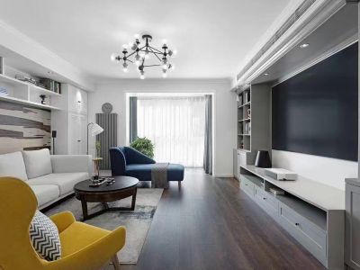 丰泽园小区118平现代简约装修案例