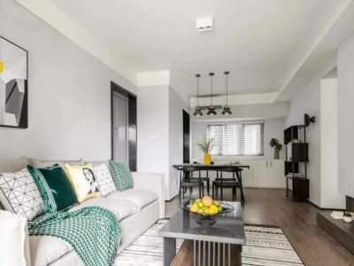 碧桂园雅拉湖畔110平现代三居装修案例