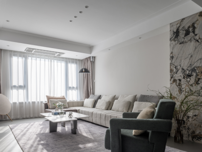 衍宏万国大都会128平现代四居装修案例