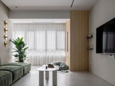 水岸名都二期119平方现代三居装修案例