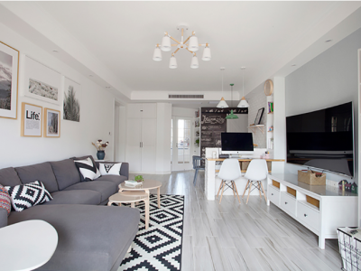 正东·凯旋观邸86平现代风格装修案例