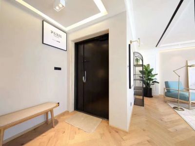 北湖十六峯110平三居室北欧风格装修案例