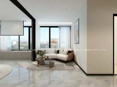 佳和广场40㎡公寓现代简约风装修案例