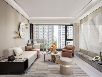 丽景苑115平现代风三居装修案例