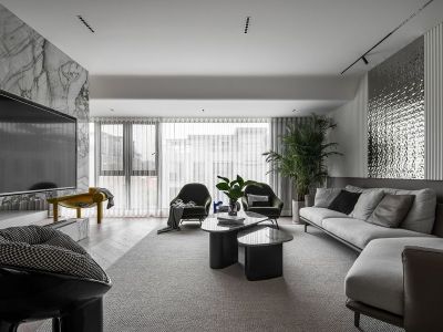 聚龙温泉康养小镇200平现代风别墅装修案例