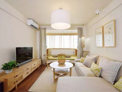 建总·领筑日式风格88平米二居室装修案例