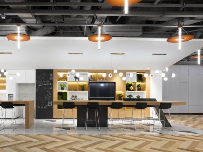 500平米现代办公室装修案例