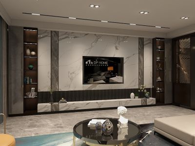 德润康城194平米轻奢风格三居室装修案例