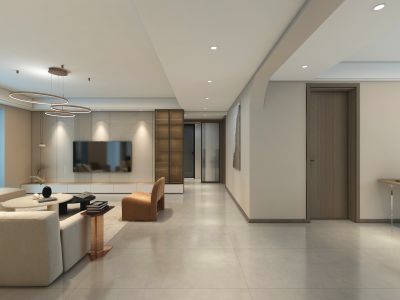 泉瞬润泉苑197平米现代风格四室两厅装修案例