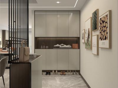 文化书院简约风格157平三居室装修案例