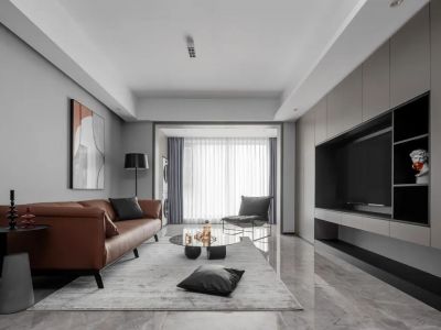 万光山海城102平米现代三居室装修案例