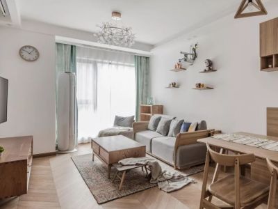 佰和悦府82平米日式二居装修案例