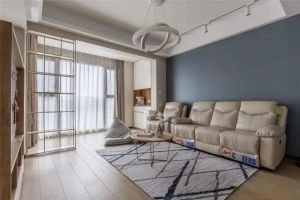 [泸州百合居装饰]96平现代简约装修案例，开阔视野，简约大气!