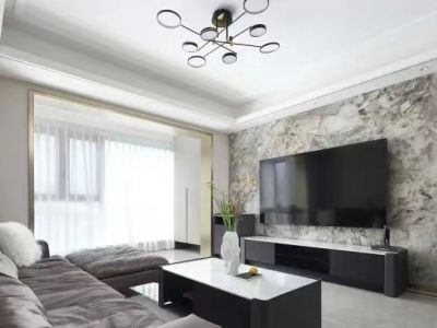 第九湾三期现代风格147平米三居室装修案例