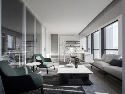 简约风格200平米办公室装修案例