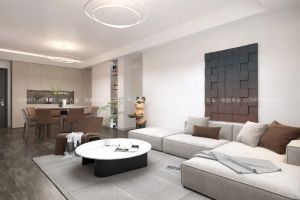 [菏泽城市人家装饰]设计案例 /奥泽·幸福里170㎡现代简约风格设计