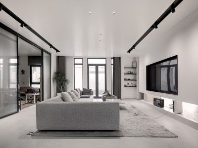 时代香海彼岸146平现代风格四居室装修案例