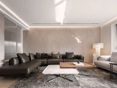 天湖郦都148平现代风格四居室装修案例