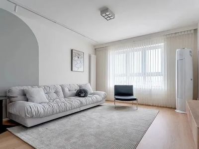 利川天纵城87平米北欧三居装修案例