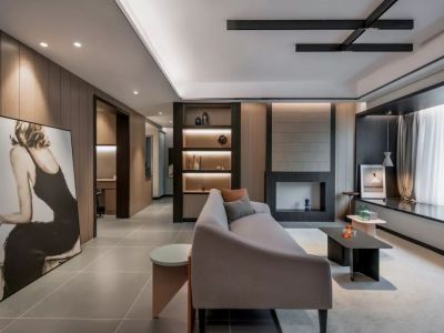 恒大名都127平米现代三居装修案例