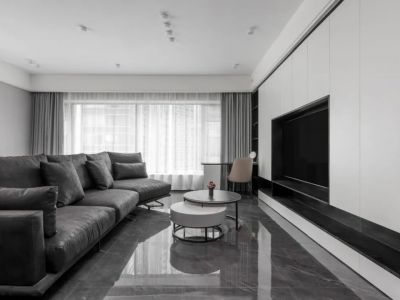 恒大名都115平米现代三居装修案例