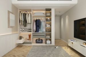 [台州圣都装饰]卧室衣帽间装修设计
