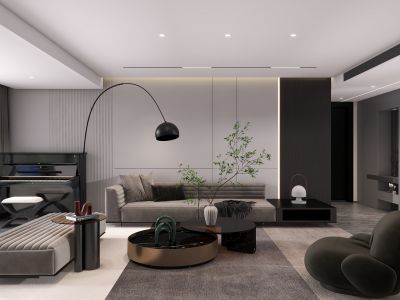 春风里175平米四居室现代风格案例