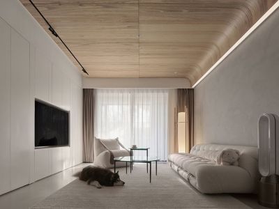 保利明玥风华88平简约风格二居室装修案例