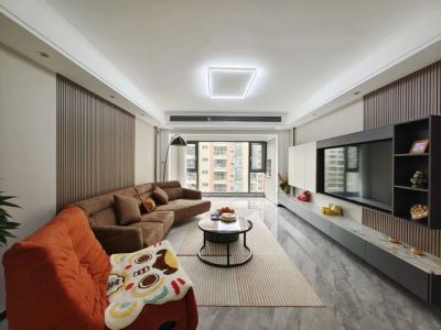 汉光华府96平米简约三居装修案例