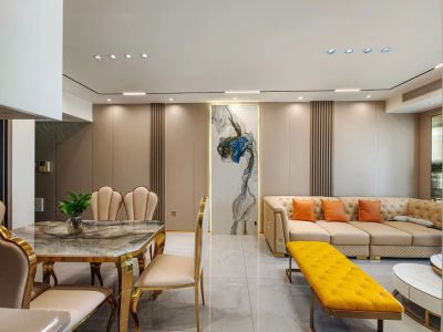 美的拉德芳斯96平米简约两室装修案例