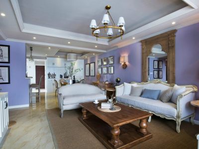 东辰华都153平美式风格装修案例