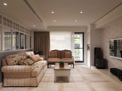 雅利安都143平复古风格装修案例