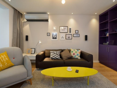 金色尚居117平现代风格装修案例