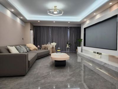 保亿湖风雅园100平米现代三居装修案例