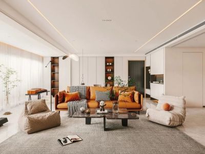 花样年智荟城139平米现代轻奢四居装修案例