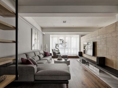 恩祥新城93平米现代风格三室两厅装修案例